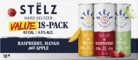 ST&Euml;LZ Hard Seltzer Raspberry, Mango & Apple 18-pack