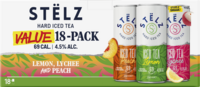 ST&Euml;LZ Hard Iced Tea Lemon, Lychee & Peach 18-pack