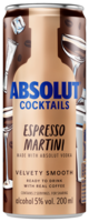 Absolut RTD Cocktails Espresso Martini