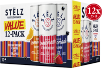 ST&Euml;LZ Hard Lemonade Strawberry Orange Cassis 12-pack