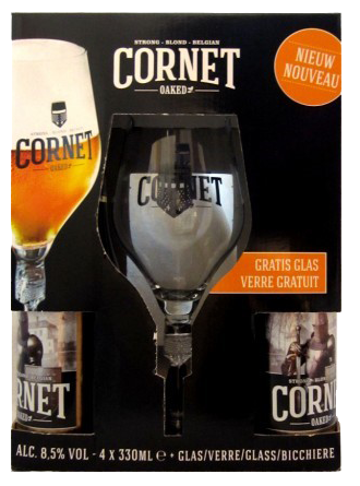 Cornet Oaked Cadeaupakket met glas