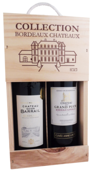Cadeaupakket Bordeaux Chateau Barrail & Chateau Grand Puch
