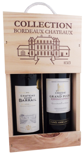 Cadeaupakket Bordeaux Chateau Barrail & Chateau Grand Puch