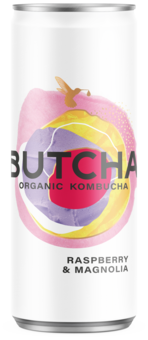 Butcha biologische Kombucha Raspberry & Magnolia