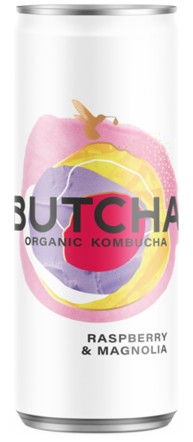 Butcha biologische Kombucha Raspberry & Magnolia 25CL 08719326468075