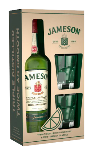 Stal Ochtend Redelijk Jameson Geschenkverpakking 2 Glazen - 70CL kopen? | Gall & Gall