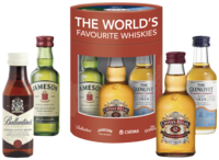 The World's Favourite Whiskies met 4 mini's
