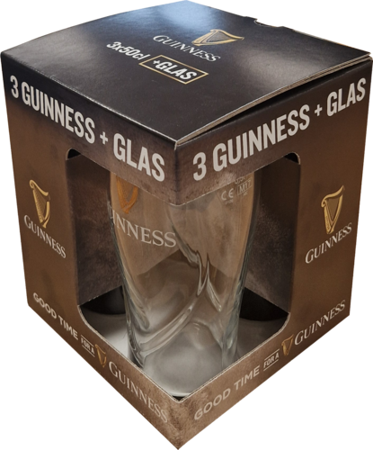 Guinness Draught Stout Cadeaupakket met Glas