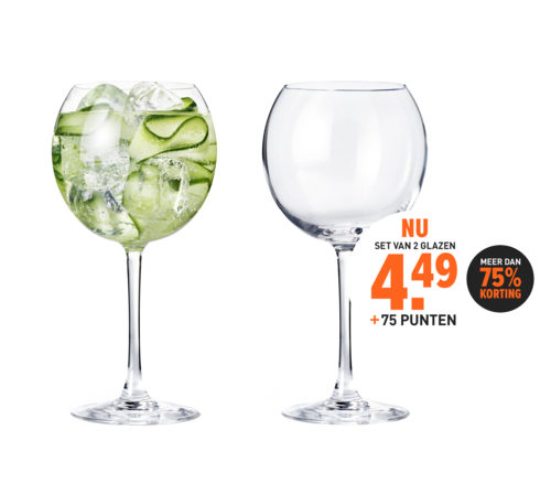 Chef & Sommelier Gin Tonic glazen (58 cl) - set van 2