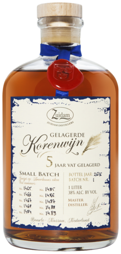 Fles Zuidam Korenwijn 5 jaar vatgelagerd 1 liter