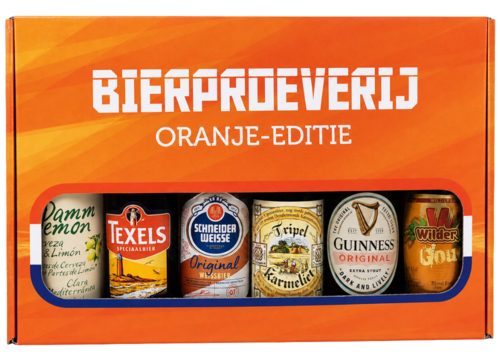 Bierproeverij Oranje Cadeauverpakking