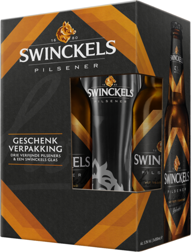 Swinckels Cadeaupakket met glas