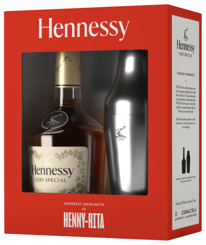 Hennessy VS 70cl + Shaker
