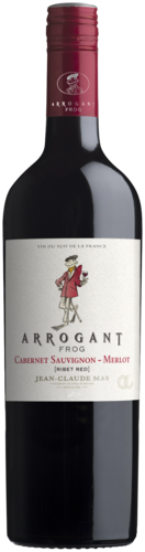 Fles Arrogant Frog Cabernet Sauvignon Merlot rode wijn 75 cl