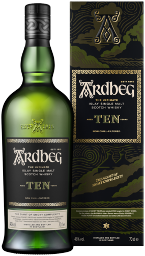 Fles Ardbeg 10 Years 70 cl