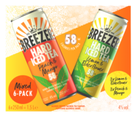 Breezer Hard Iced Tea Variety 6-pack