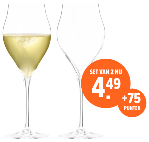 Chef & Sommelier Champagneglazen Tulp - set van 2