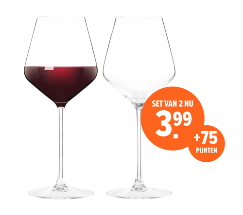 Chef & Sommelier Rode wijnglazen (47 cl) ) - set van 2