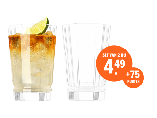 Chef & Sommelier Cocktail Tumbler Hoog (36 cl) - set van 2