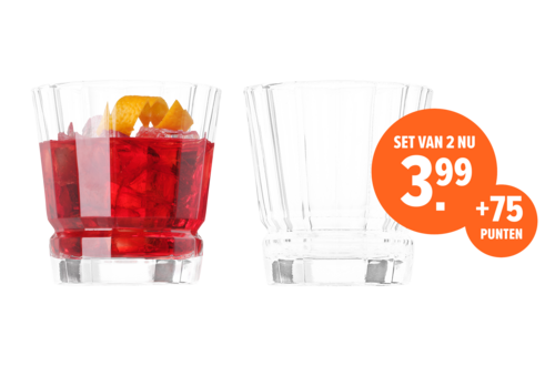 Chef & Sommelier Cocktail Tumbler Laag (32 cl) - set van 2