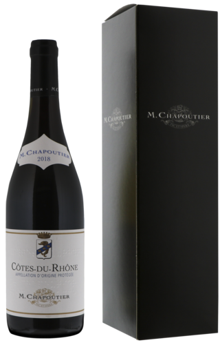 M. Chapoutier Côtes du Rhône Rouge Geschenkverpakk 75CL