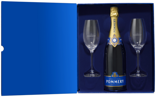 Pommery Brut Royal met 2 Flutes