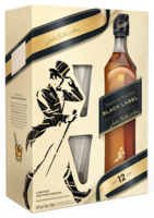 Johnnie Walker Black Cadeaupakket met 2 glazen