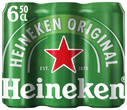 silhouet Keizer Ontslag Heineken Blik - 6X50CL kopen? | Gall & Gall