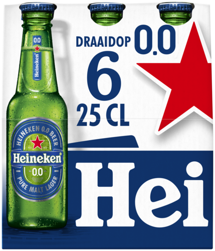 Heineken 0.0 6X25CL 08712000050078