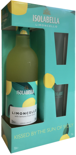 Isolabella Limoncello Cadeaupakket met 2 glazen