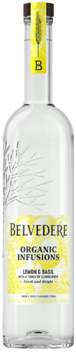 Belvedere Organic Infusions Lemon & Basil Vodka 70cl