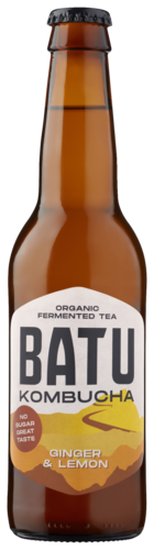 Batu Kombucha Ginger & Lemon 33cl 8725500901016