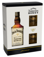 Jack Daniel's Honey met 2 rocks glazen