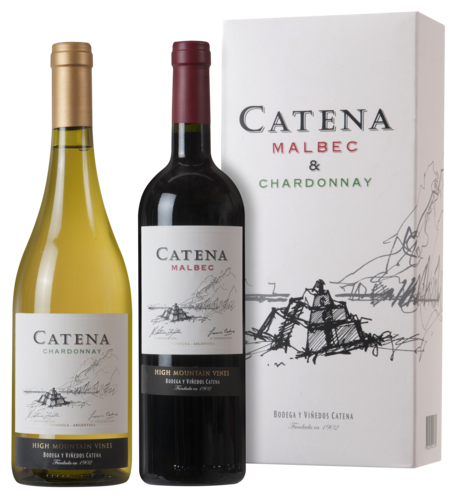 Catena Malbec & Chardonnay Cadeaupakket