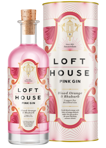 Loft House Pink Gin Rhubarb & Bloodorange