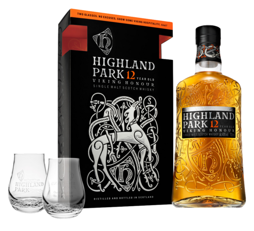 Highland Park 12Years Cadeaupakket met glas