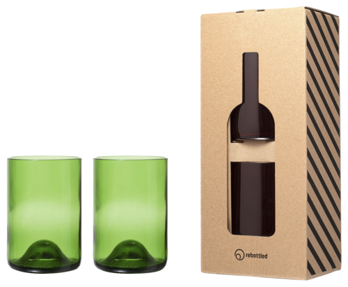 Rebottled Tumbler 2-pack groen